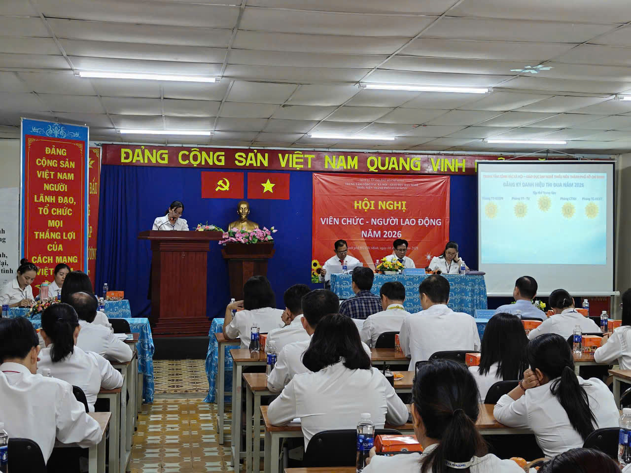 TRUNG TÂM CÔNG TÁC XÃ HỘI - GIÁO DỤC DẠY NGHỀ THIẾU NIÊN THÀNH PHỐ HỒ CHÍ MINH TỔ CHỨC THÀNH CÔNG HỘI NGHỊ VIÊN CHỨC - NGƯỜI LAO ĐỘNG NĂM 2026