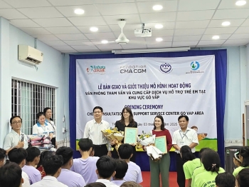 LỄ BÀN GIAO VÀ GIỚI THIỆU MÔ HÌNH HOẠT ĐỘNG VĂN PHÒNG THAM VẤN VÀ CUNG CẤP DỊCH VỤ HỖ TRỢ TRẺ EM TẠI KHU VỰC GÒ VẤP